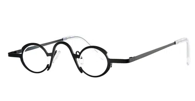 Shop Theo Eyewear Eyeglasses In Black Matte