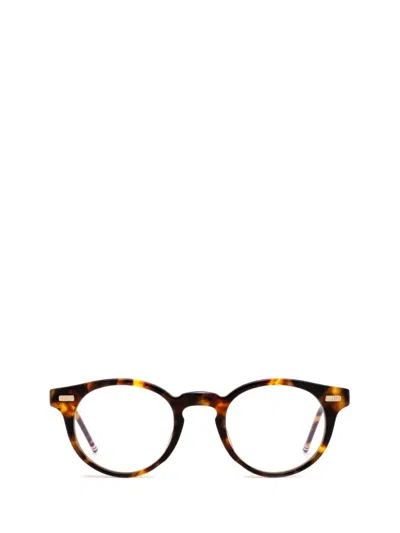 Shop Thom Browne Eyeglasses In Med Brown