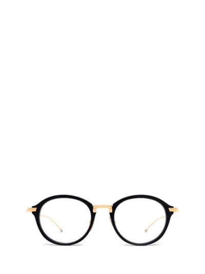 Shop Thom Browne Eyeglasses In Dark Navy