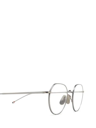 Shop Thom Browne Eyeglasses In Med Grey