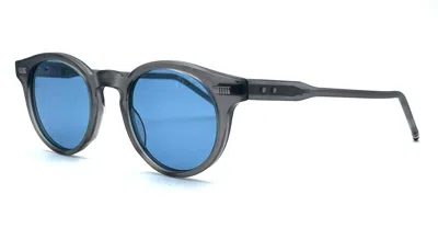 Shop Thom Browne Sunglasses In Light Grey
