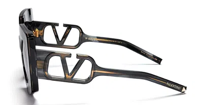Shop Valentino Sunglasses In Black