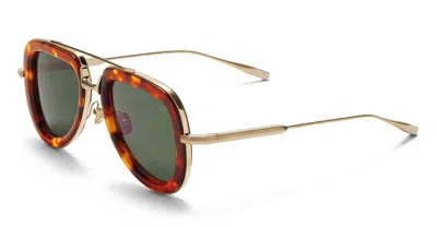 Valentino V-lstory - Honey Tortoise / Light Gold Sunglasses In Gold