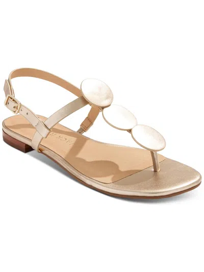 Shop Jack Rogers Worth Flat Sandal Womens Leather Thong Sandals In Silver