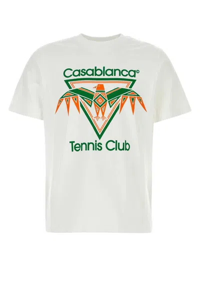 Shop Casablanca T-shirt In White