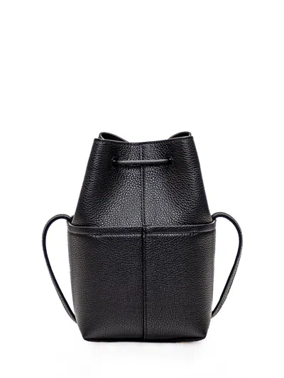 Shop Ferragamo Gancini Mini Bag In Black