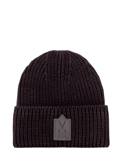 Shop Mackage Logo Cap In Black