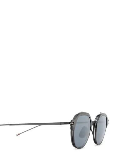Shop Thom Browne Sunglasses In Black / Charcoal