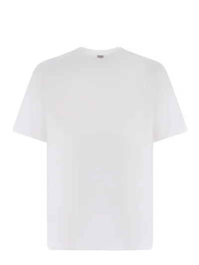 Shop Herno T-shirts And Polos White