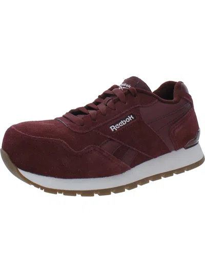 Shop Reebok Harman Womens Suede Work & Safety Shoes In Pink