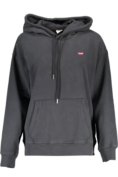 Shop Levi's Chic Cozy Hooded Women's Sweatshirt In Black