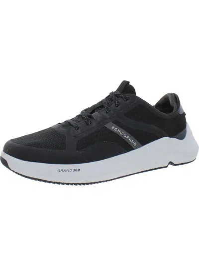 Shop Zerogrand Cole Haan Mens Manmade Casual And Fashion Sneakers In Black