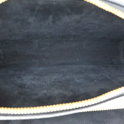 Shop Dior Caro Black Leather Shoulder Bag ()