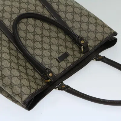 Shop Gucci Beige Canvas Tote Bag ()