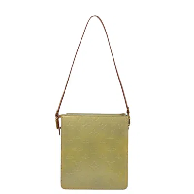 Pre-owned Louis Vuitton Mott Beige Patent Leather Clutch Bag ()