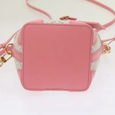 Pre-owned Louis Vuitton Nano Noé Pink Canvas Shoulder Bag ()