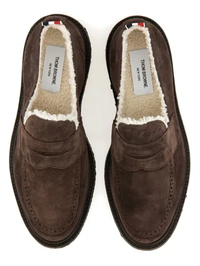 Shop Thom Browne Moccasin "penny"