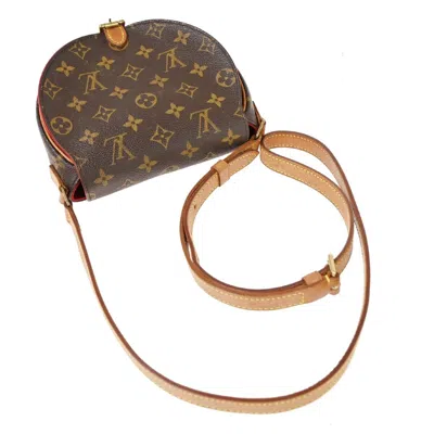 LOUIS VUITTON Pre-owned Tambourine Brown Canvas Shoulder Bag ()