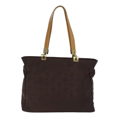 Shop Mcm Visetos Brown Synthetic Tote Bag ()