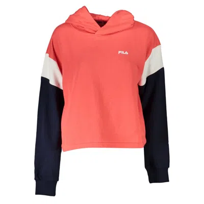 Shop Fila Chic Hooded Sweatshirt With Logo Women's Detail In Pink