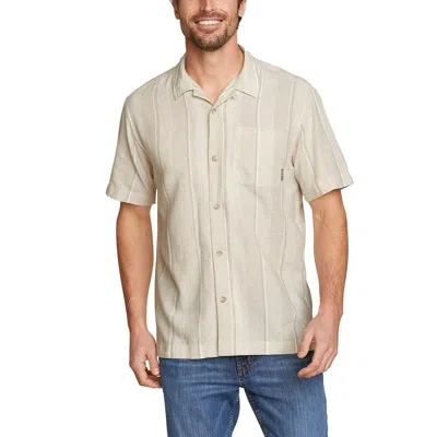 Shop Eddie Bauer Men's Sandshore Linen-blend Shirt In White