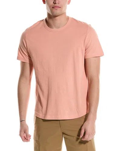 Shop Onia Slub Scallop T-shirt In Pink