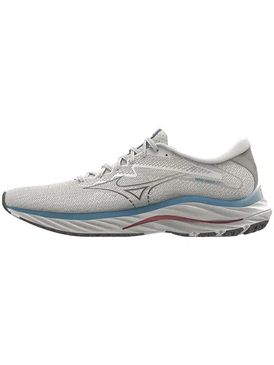 Shop Mizuno Wave Rider 27 Mens Workout Running Shoes Running & Training Shoes In Multi