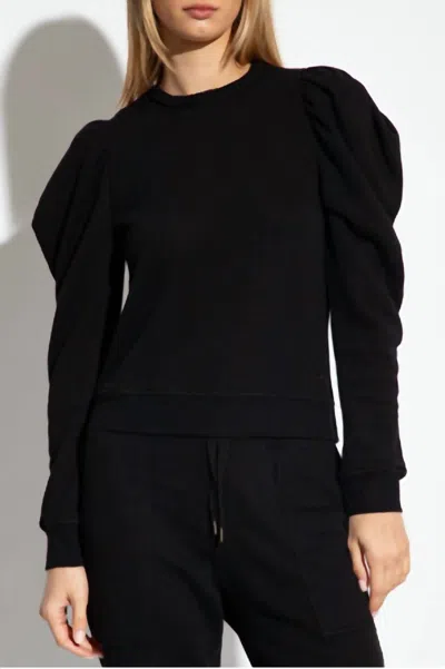 Shop Ulla Johnson Drew Pullover Top In Noir In Black