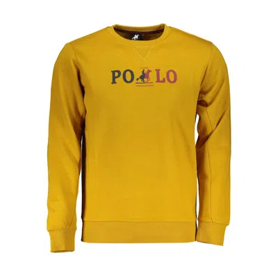 Shop U.s. Grand Polo U. S. Grand Polo Sunshine Fleece Crew Neck Men's Sweatshirt In Yellow