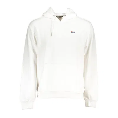 Shop Fila Chic Cotton Blend Hooded Men's Sweater In White