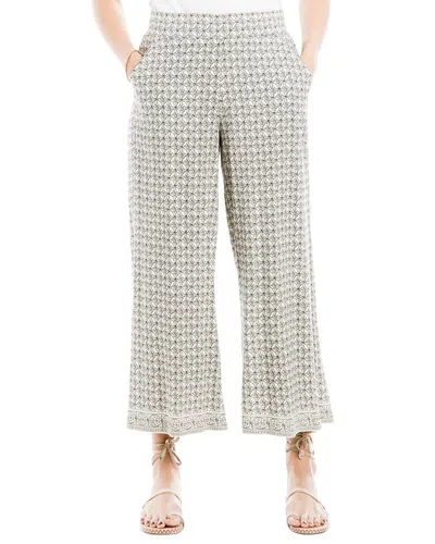 Shop Max Studio Pull-on Crop Wide Leg Pant In White