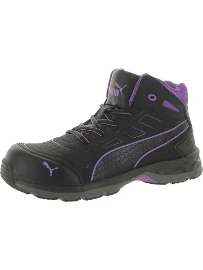 Shop Puma Stepper 2.0 Mid Womens Faux Leather Composite Toe Work & Safety Boots In Multi