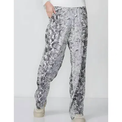 Shop Nu Denmark Olisa Trouser In Grey/white In Multi