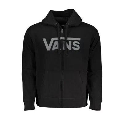 Shop Vans Sleek Hooded Zip Men's Sweatshirt In Black
