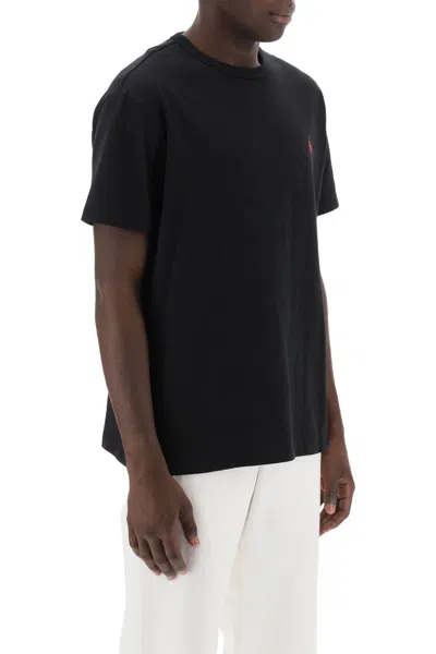 Shop Polo Ralph Lauren Classic Fit T-shirt In Solid Jersey In Multi