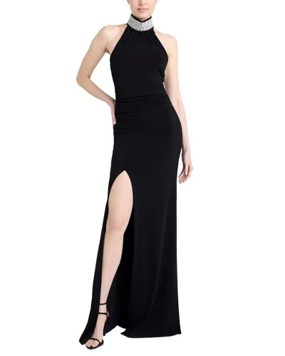 Shop Cinq À Sept Sleeveless Izzy Gown In Black