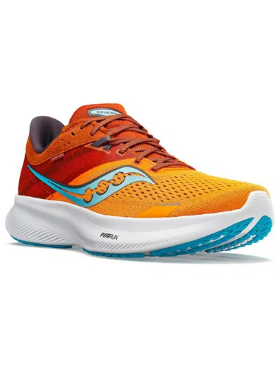 Shop Saucony Ride 16 Mens Fitness Workout Running & Training Shoes In Multi