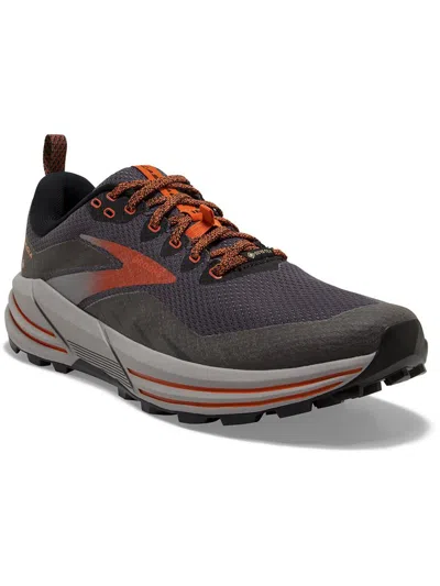 Shop Brooks Cascadia 16 Gtx Mens Fitness Workout Running & Training Shoes In Multi