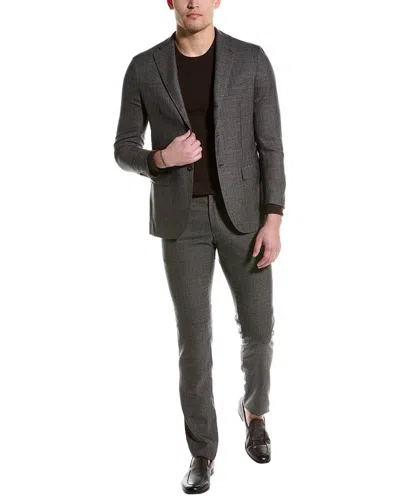 Shop Kiton 2pc Cashmere Suit In Grey