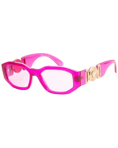 Shop Versace Men's Ve4361 53mm Sunglasses In Pink