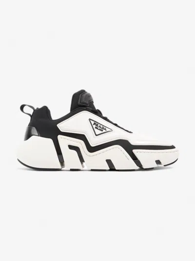 Shop Prada Techno Stretch Sneaker / Rubber In White