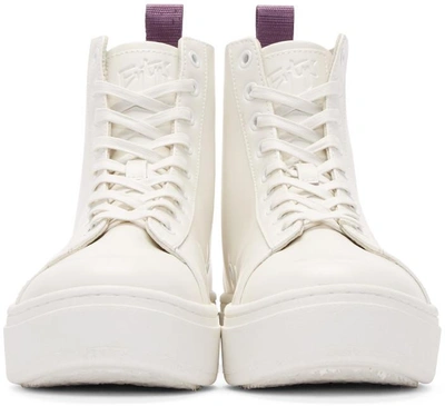 Shop Eytys White Kibo High-top Sneakers