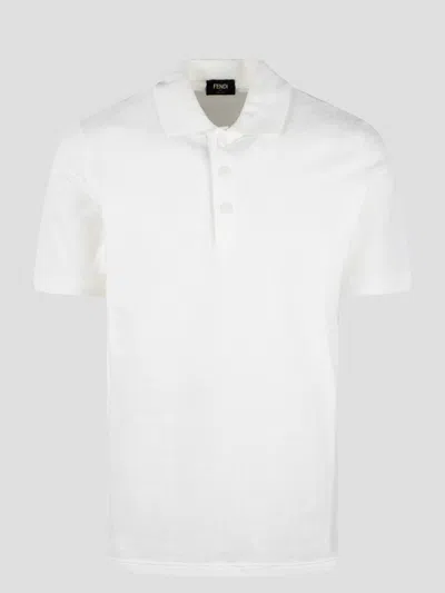 Shop Fendi Ff Pique` Polo Shirt