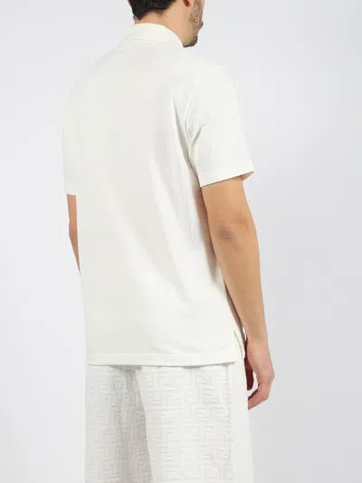 Shop Fendi Ff Pique` Polo Shirt