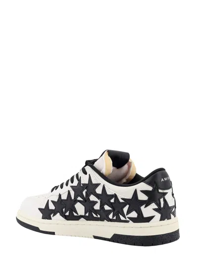 Shop Amiri Leather Sneakers With Stars Detail