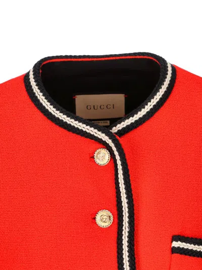 Shop Gucci Jackets In Strawberry Candy