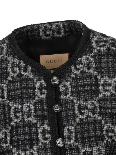 Shop Gucci Jackets In Gray