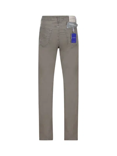 Shop Jacob Cohen Trousers In Gray