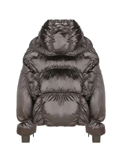 Shop Khrisjoy Coats In Titanium