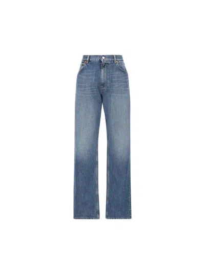 Shop Valentino Garavani Jeans In Blue Denim